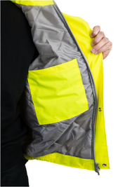 Hi-Vis Bomber Jacket (Yellow).