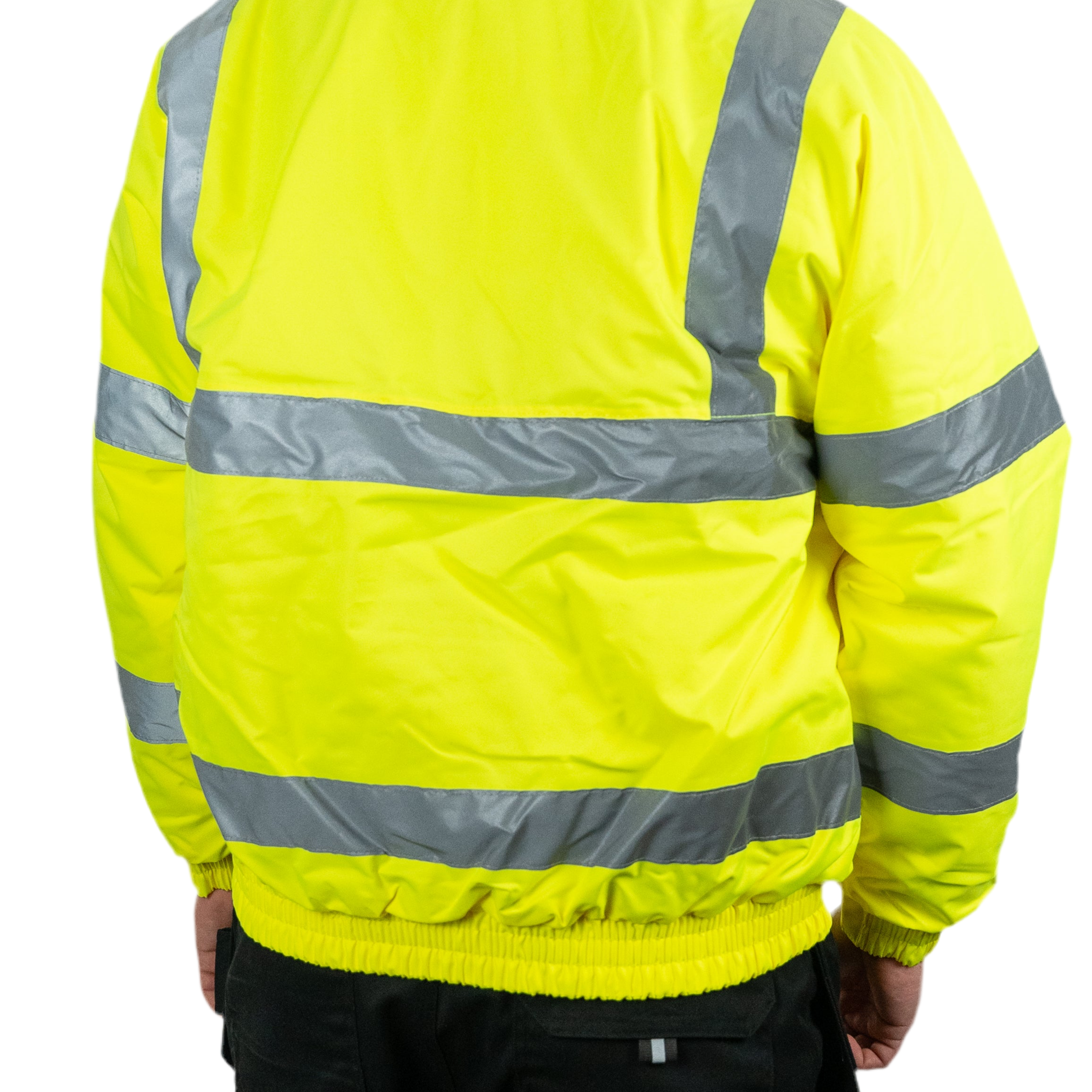 Hi-Vis Bomber Jacket (Yellow).