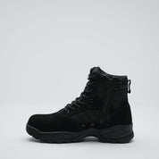 Protector 8 Side Zip - Black Suede.