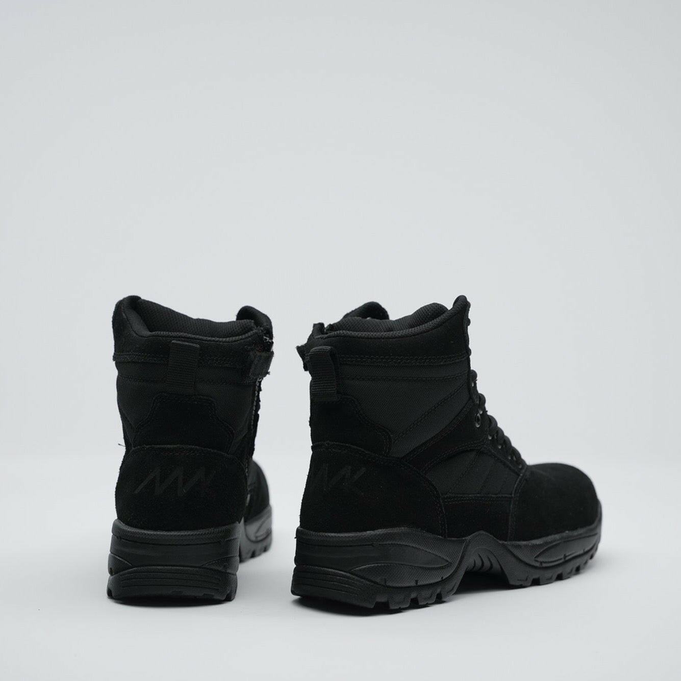 Protector 8 Side Zip - Black Suede.