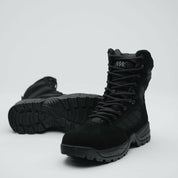 Protector 9" Side Zip - Black Suede.