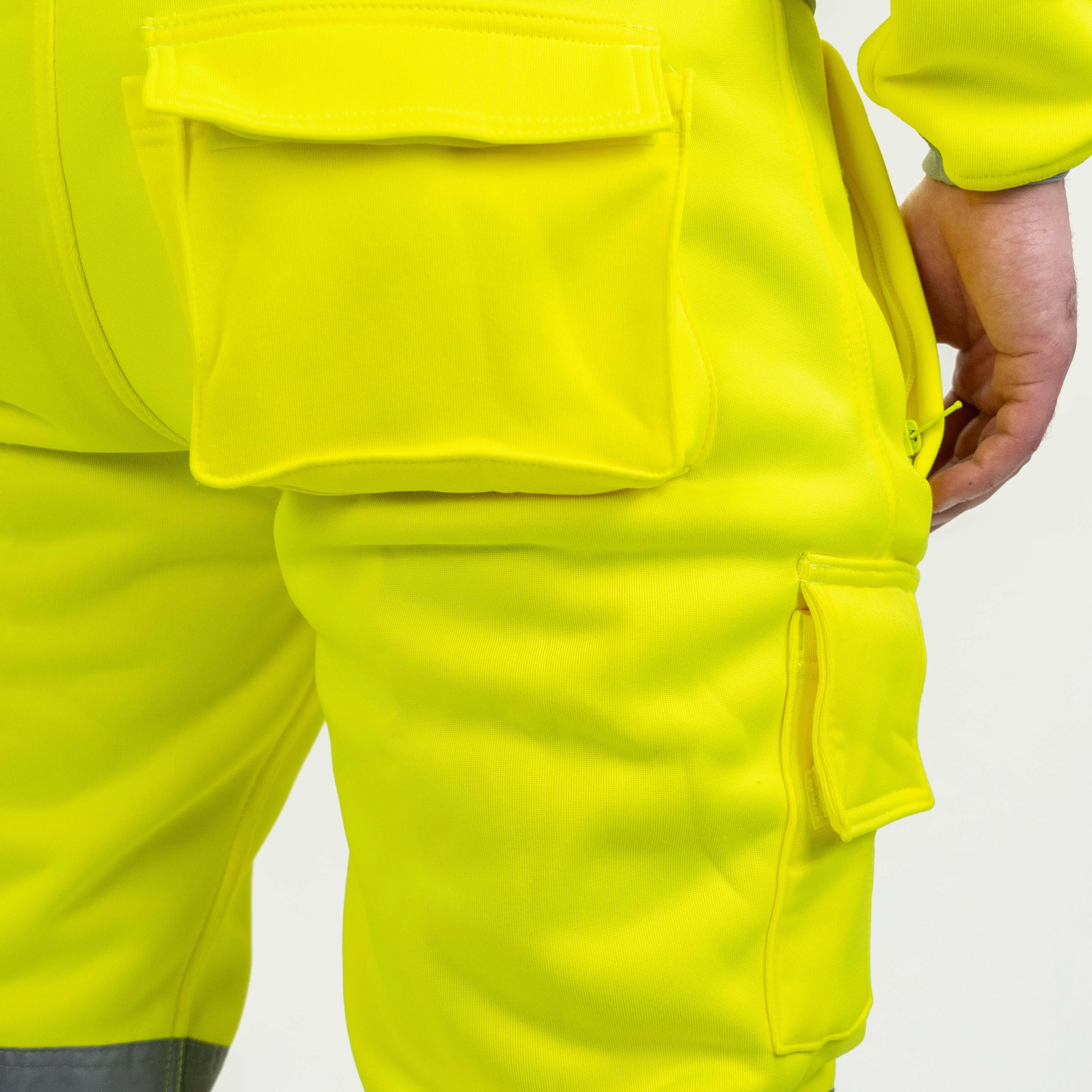 Hi-Vis Joggers (Yellow).